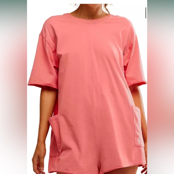 Free people movement tee romper - Picture 5 of 5